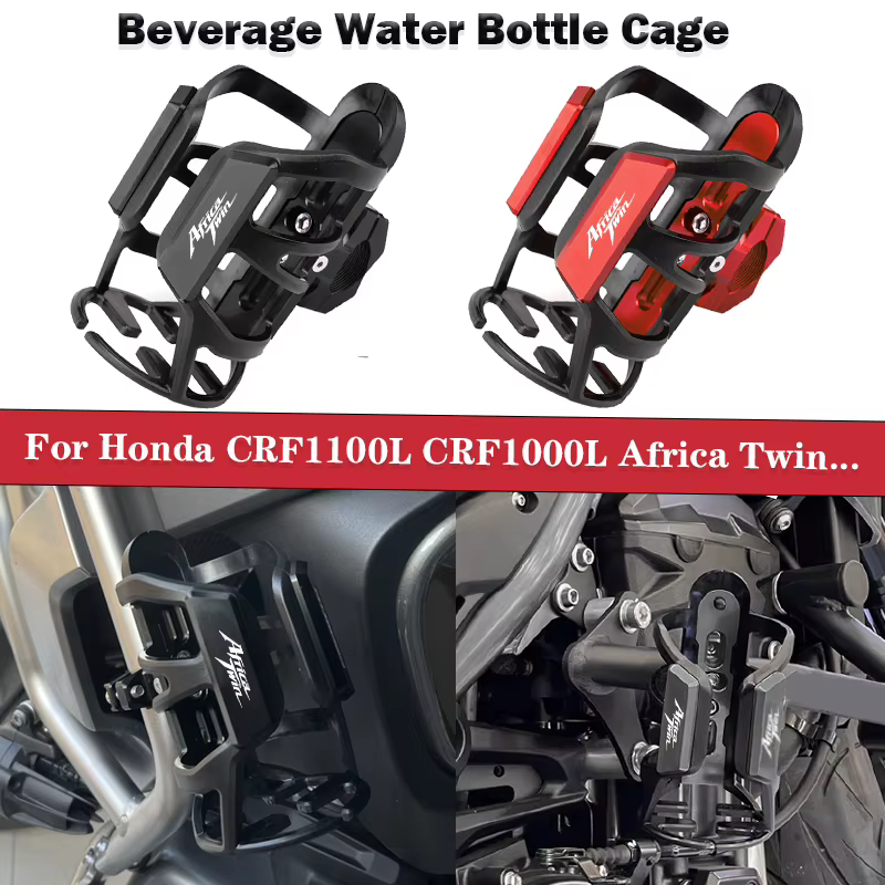 Accessoires de moto pour Honda, bouteille d'eau de boisson, porte-gobelet, CRF1100L Africa Twin CRF 1000 L NCSexecute X NC 750 X
