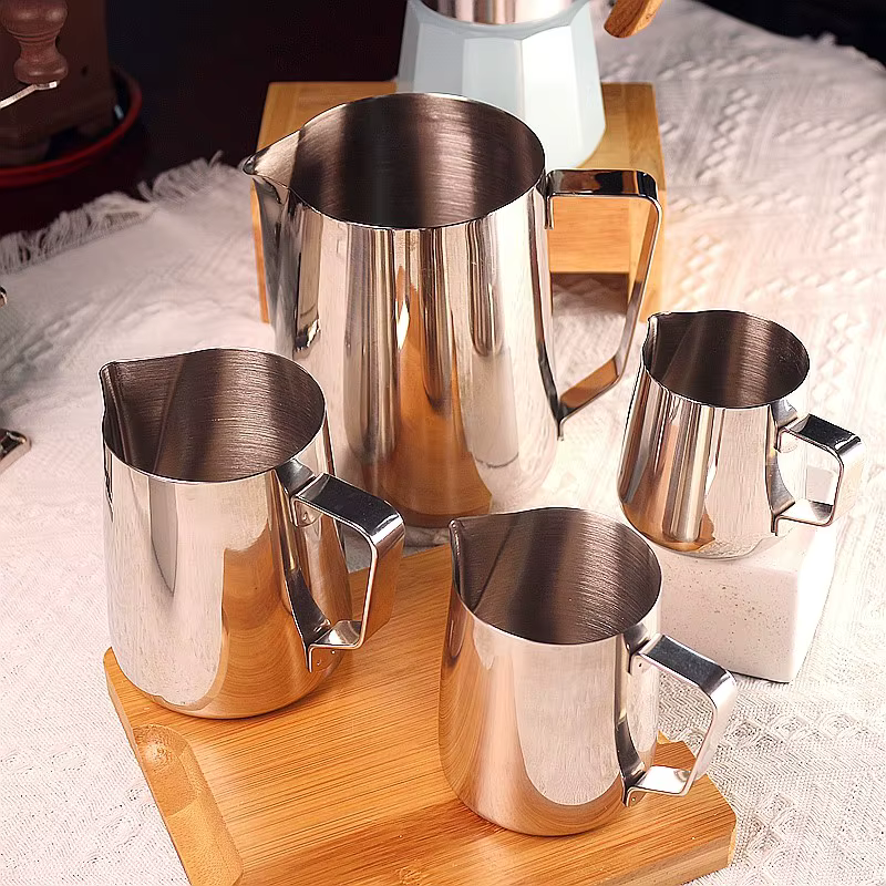 Aixiangru-Tasse à café en acier Barista avec couvercle