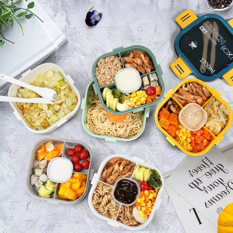 Conteneur à salade tout-en-un - Grand saladier