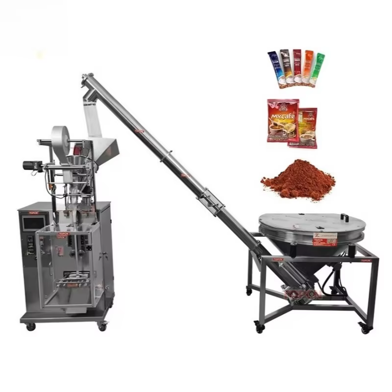 Machine d'emballage automatique à haute vitesse pour sachets de café, d'épices et de poudre de lait sur mesure