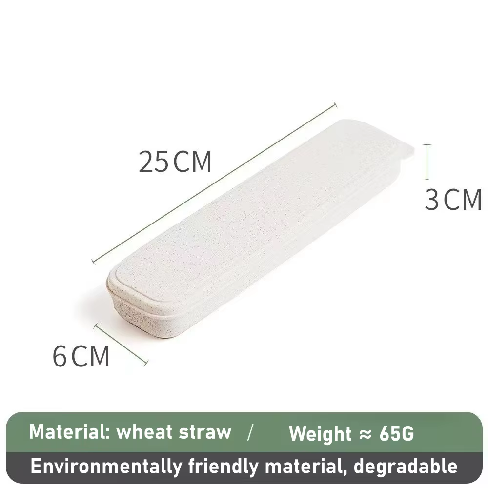 Ensemble de couverts en bois écologiques réutilisables portables-baguettes cuillère fourchette ustensiles de salle à manger durables faciles à nettoyer