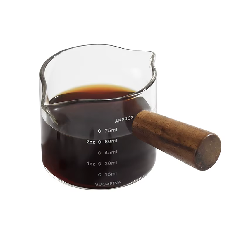 Tasse à expresso, verre à mesurer