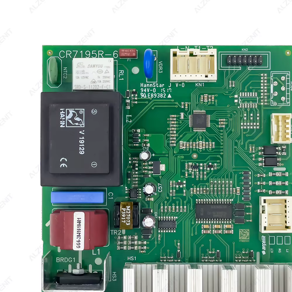 Carte de commande PCB CR7195R-6 pour lave-linge Beko, pièces de rechange pour lave-linge, références 2841610101, 2841610300, 2841610301, 2841610401