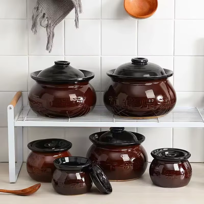 Casserole de Soupe en Argile