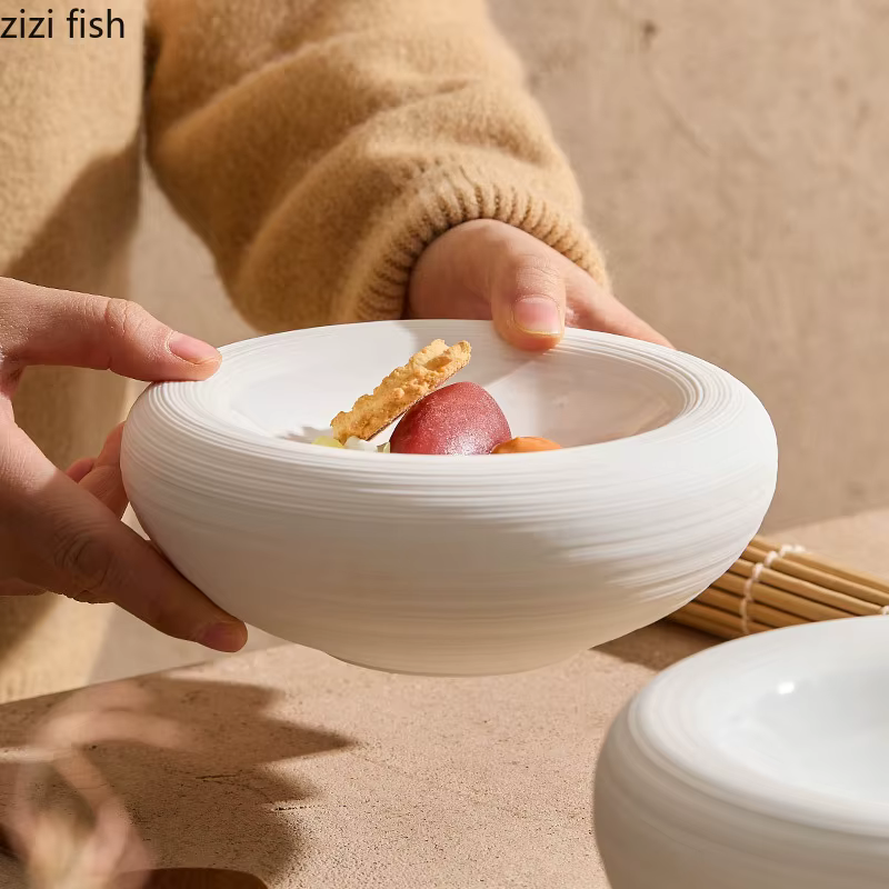 Assiette isolante blanche Double couche