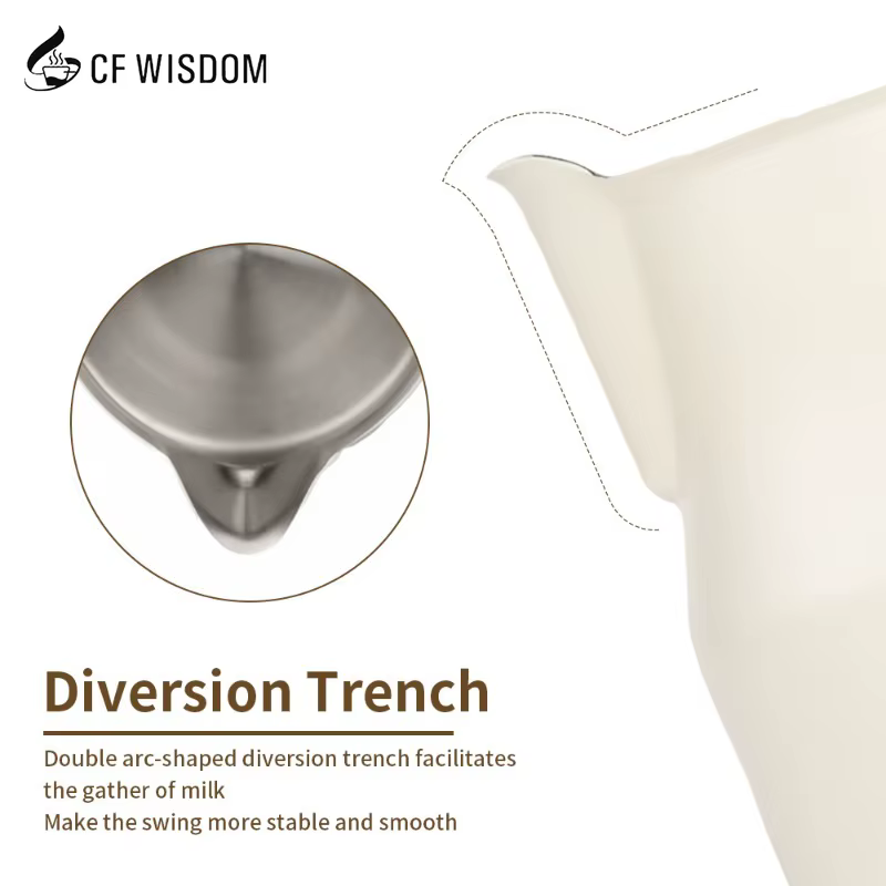 CF WISDOM – pichet à café et lait en acier inoxydable
