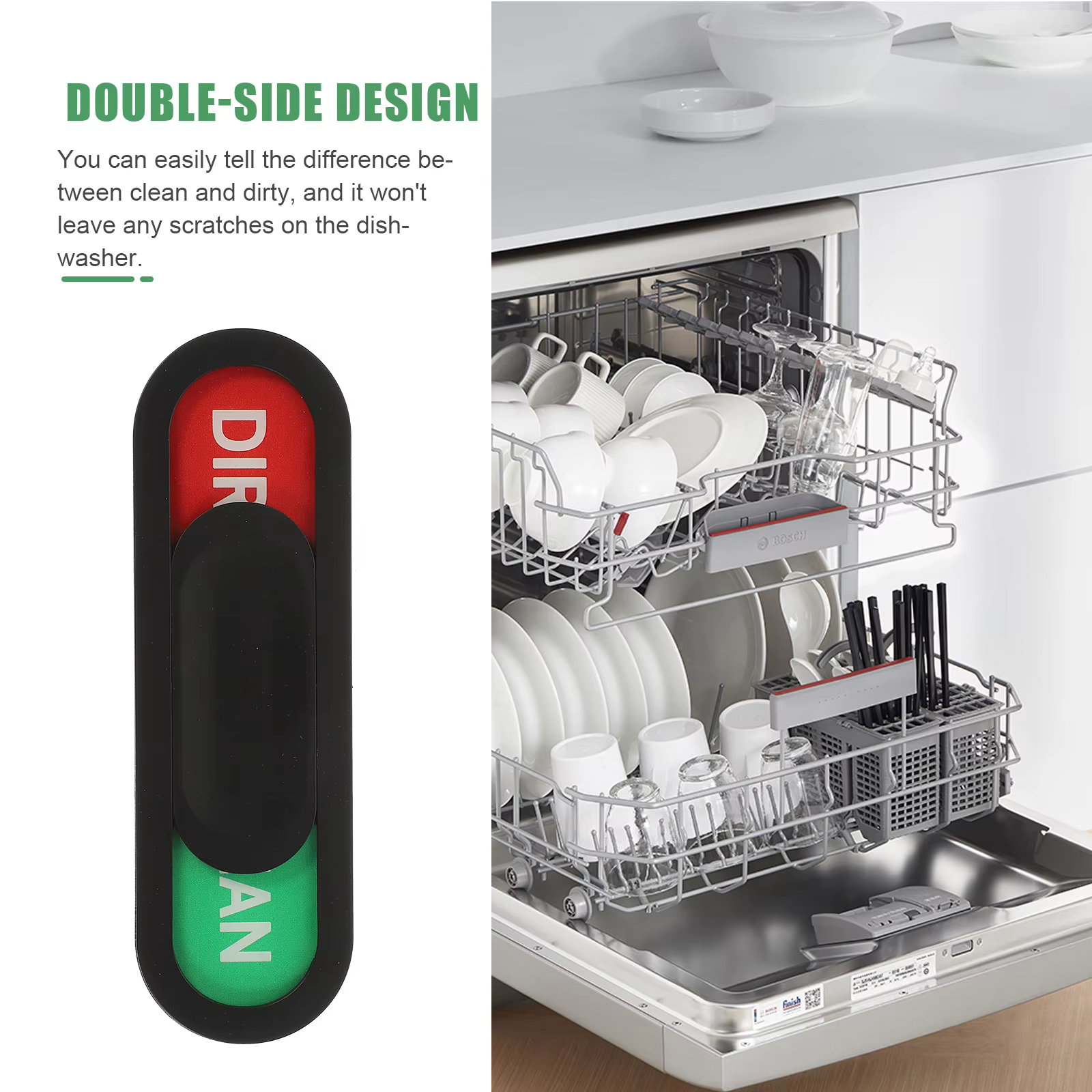 Aimant ovale pour lave-vaisselle