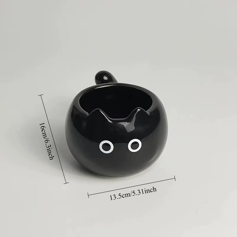 Tasse à café chat siamois de dessin animé