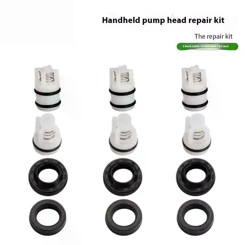 Kit de réparation et de remplacement pour tête de nettoyeur haute pression domestique, comprenant joints, huiles, clapets anti-retour et accessoires pour pompe à eau de machine de nettoyage