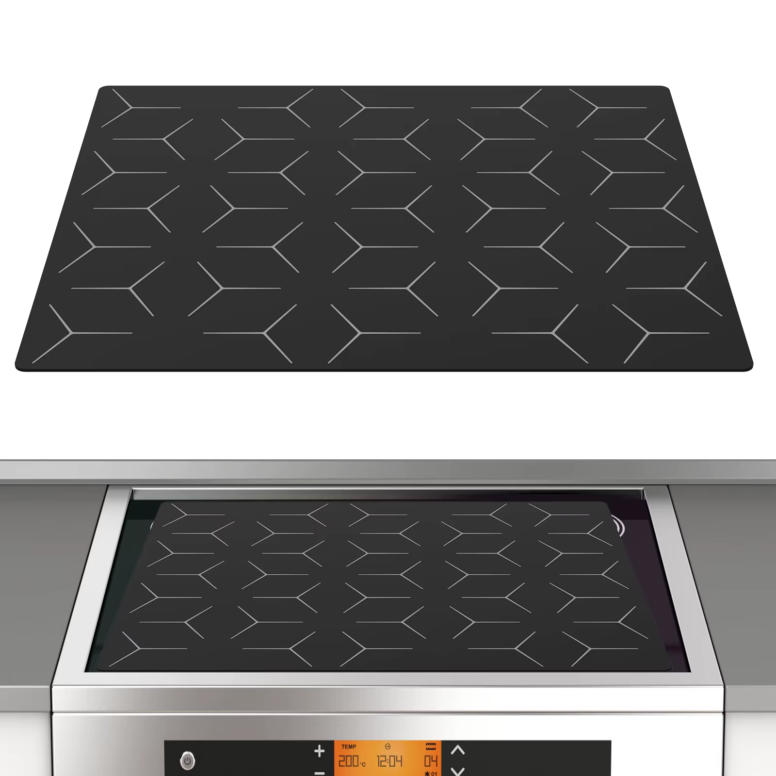 Protecteur de plaque de cuisson à induction en silicone