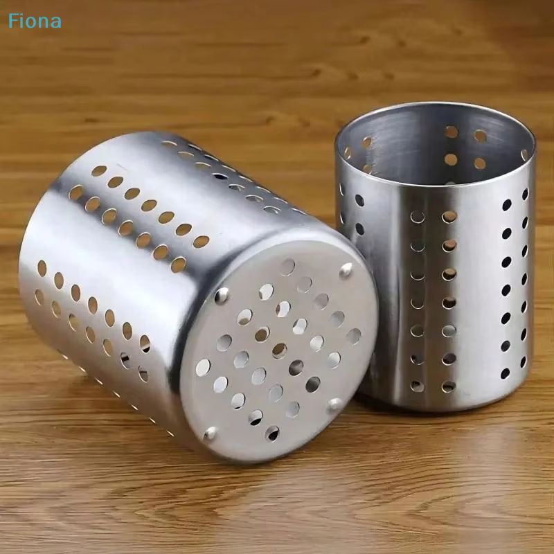 ✔ Boîte de rangement pour baguettes cylindriques en acier inoxydable