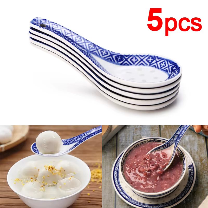 Cuillère en céramique pratique de Style chinois