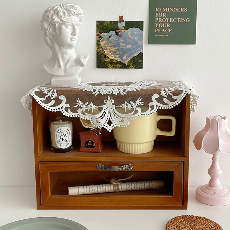 Nappe de Table Vintage en dentelle