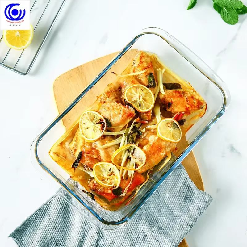 Pio de cuisson en verre trempé de grande capacité