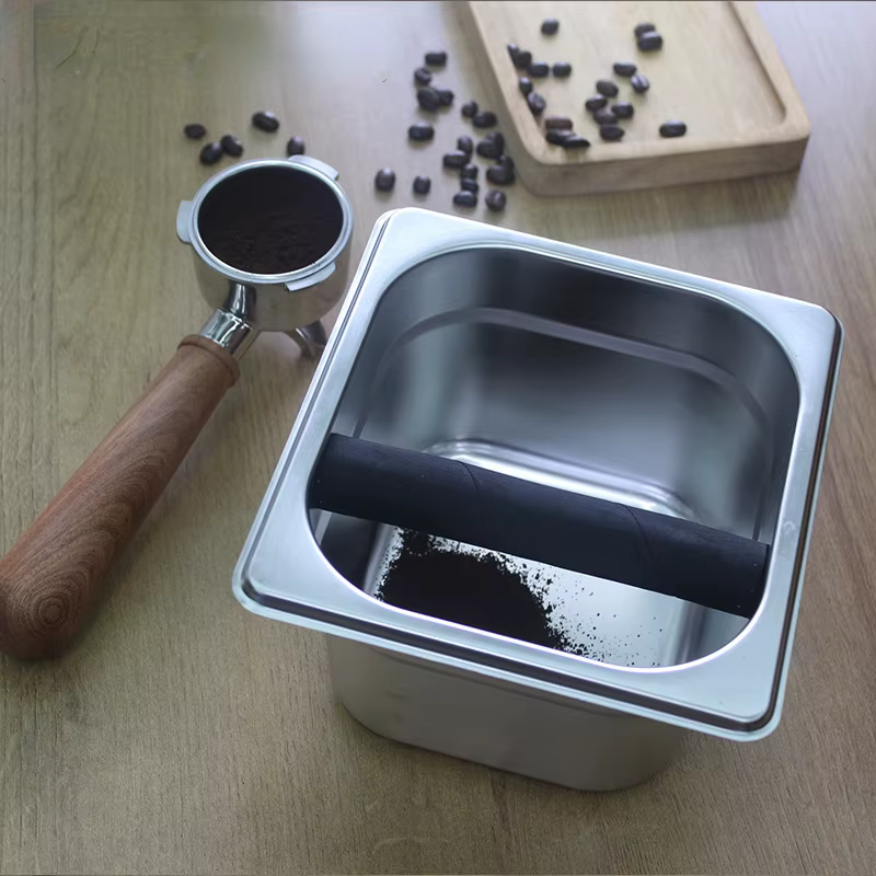 Knock Box-Poubelle à benne pour moudre le café Barista
