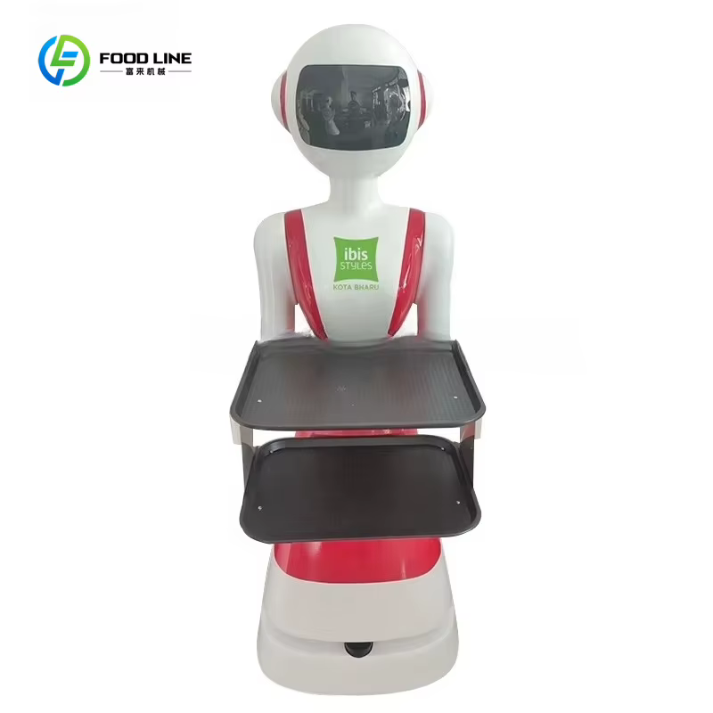 Robot de serveur de Restaurant, Robot de livraison de nourriture Commercial robuste pour grandes entreprises de salle à manger, meilleure vente