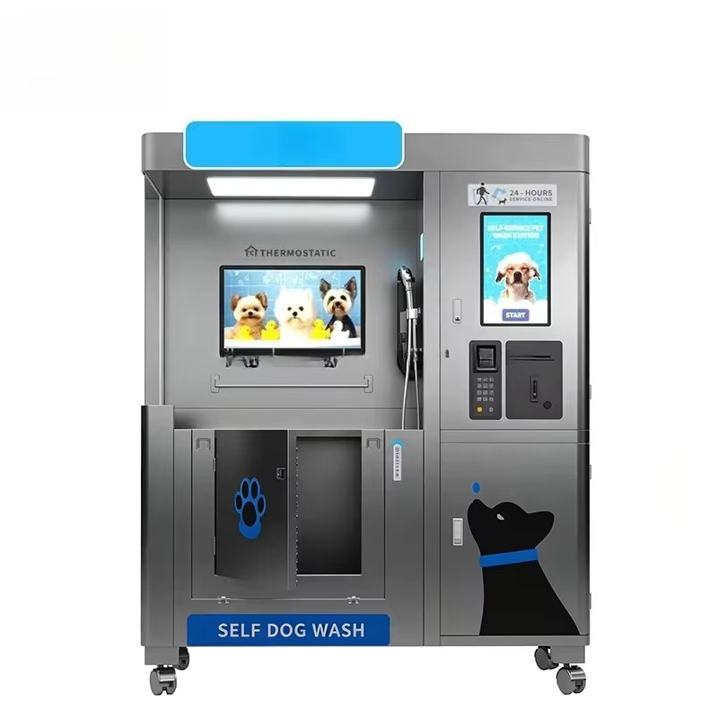 Machine de lavage automatique pour chiens en libre-service, station de toilettage et de bain pour entreprises, machine de spa pour animaux de compagnie personnalisable