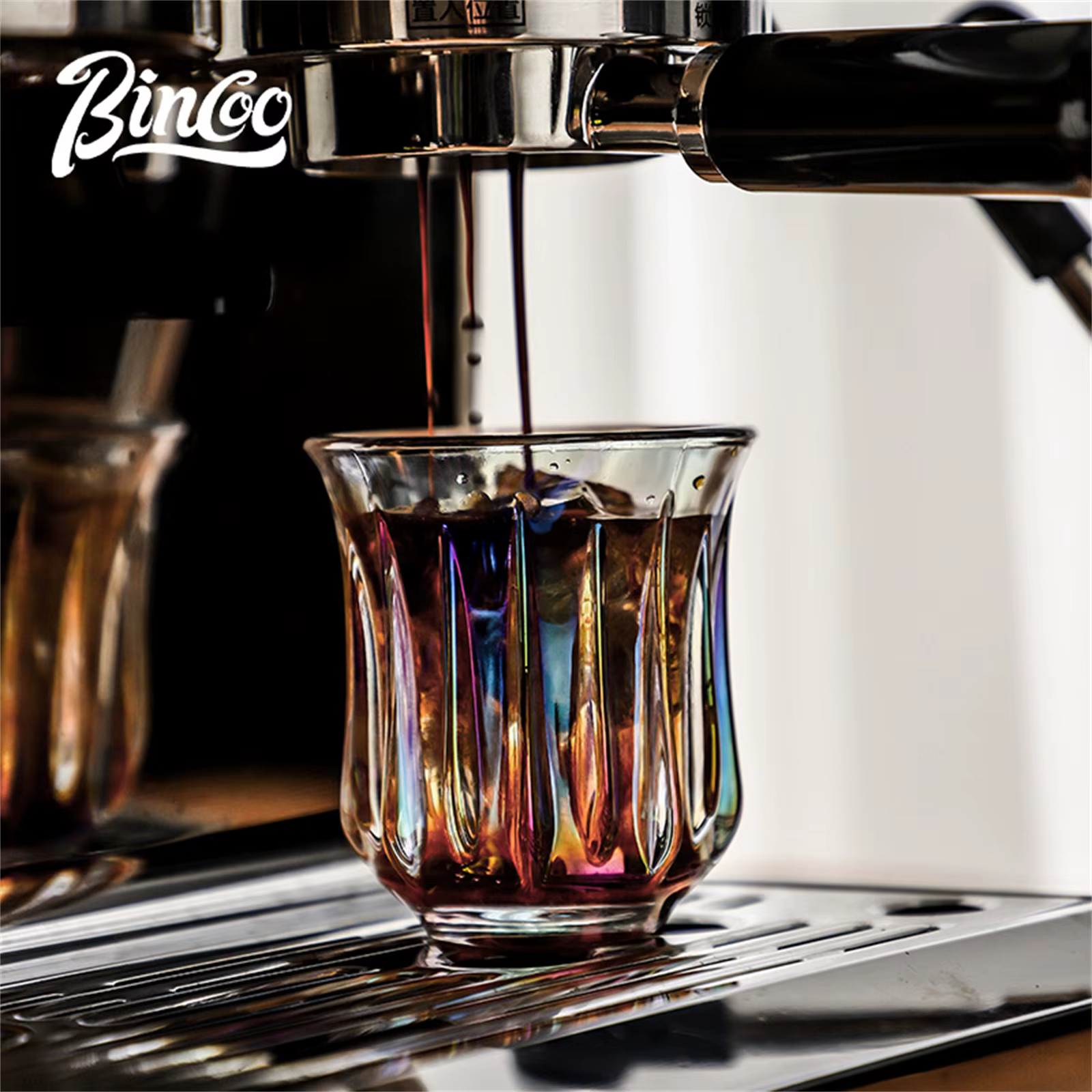 BINCOO 160ml verre tasse à café verres à boire pour expresso Cappuccino Latte