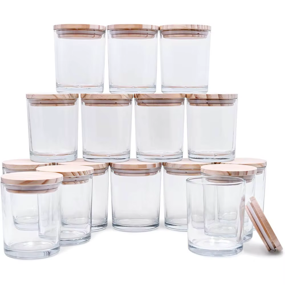 Pots de bougies épais de 200ml pour la fabrication de bougies