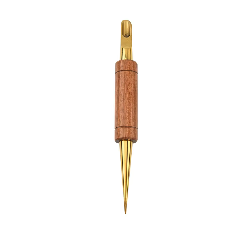 Stylo à café artistique en acier inoxydable