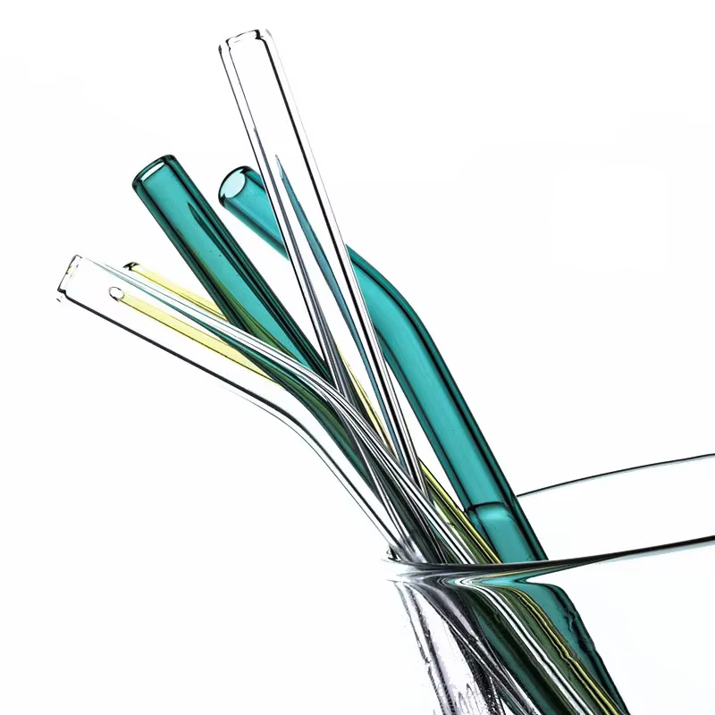 Pailles en verre réutilisables