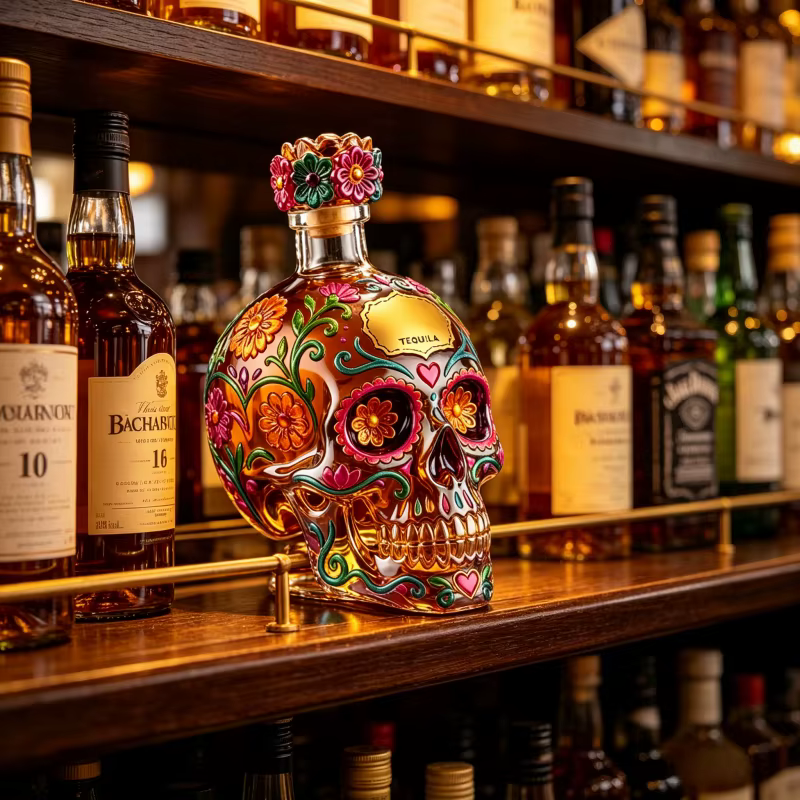 Carafe à whisky Sugar Skull