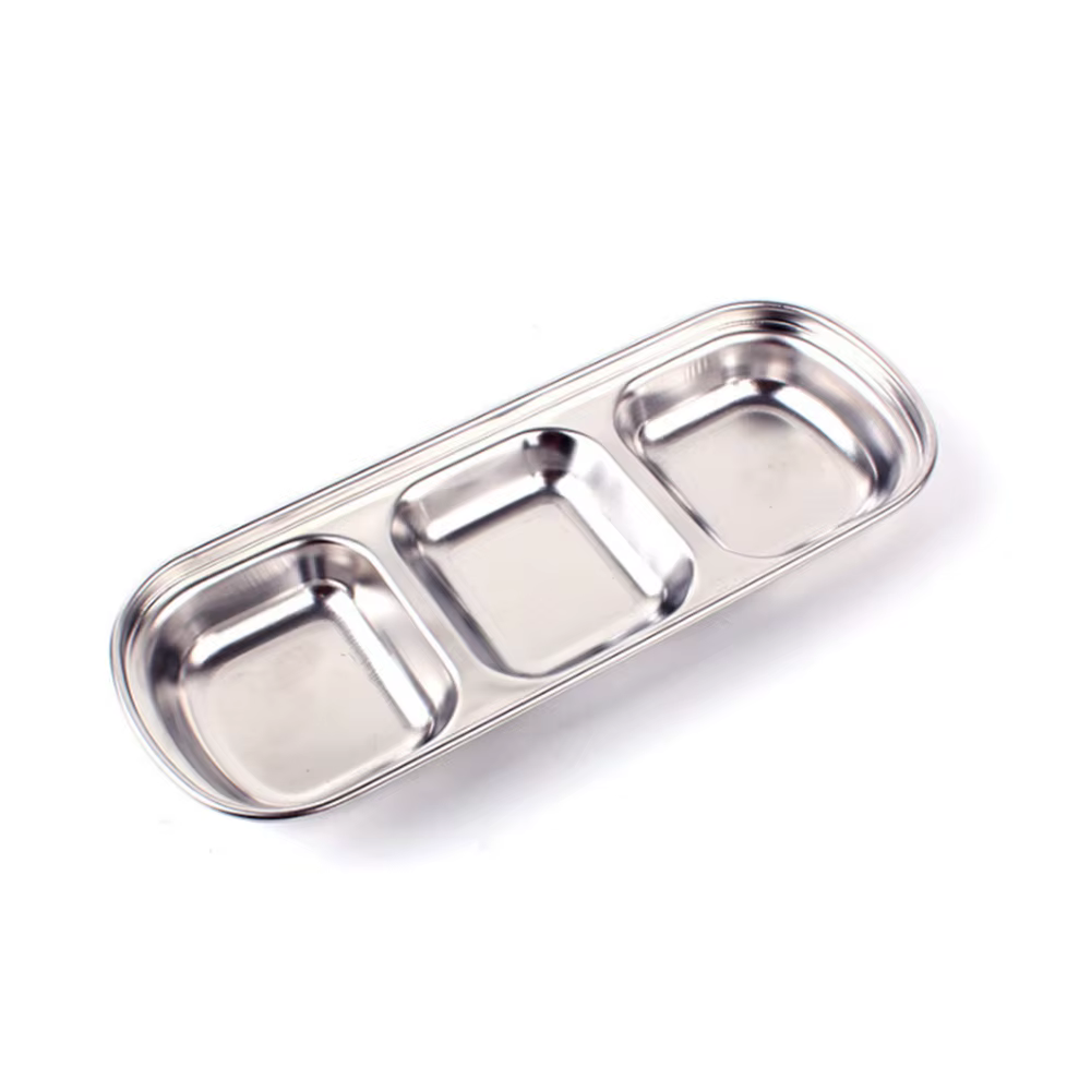 Plat de trempage pour barbecue en plein air en acier inoxydable