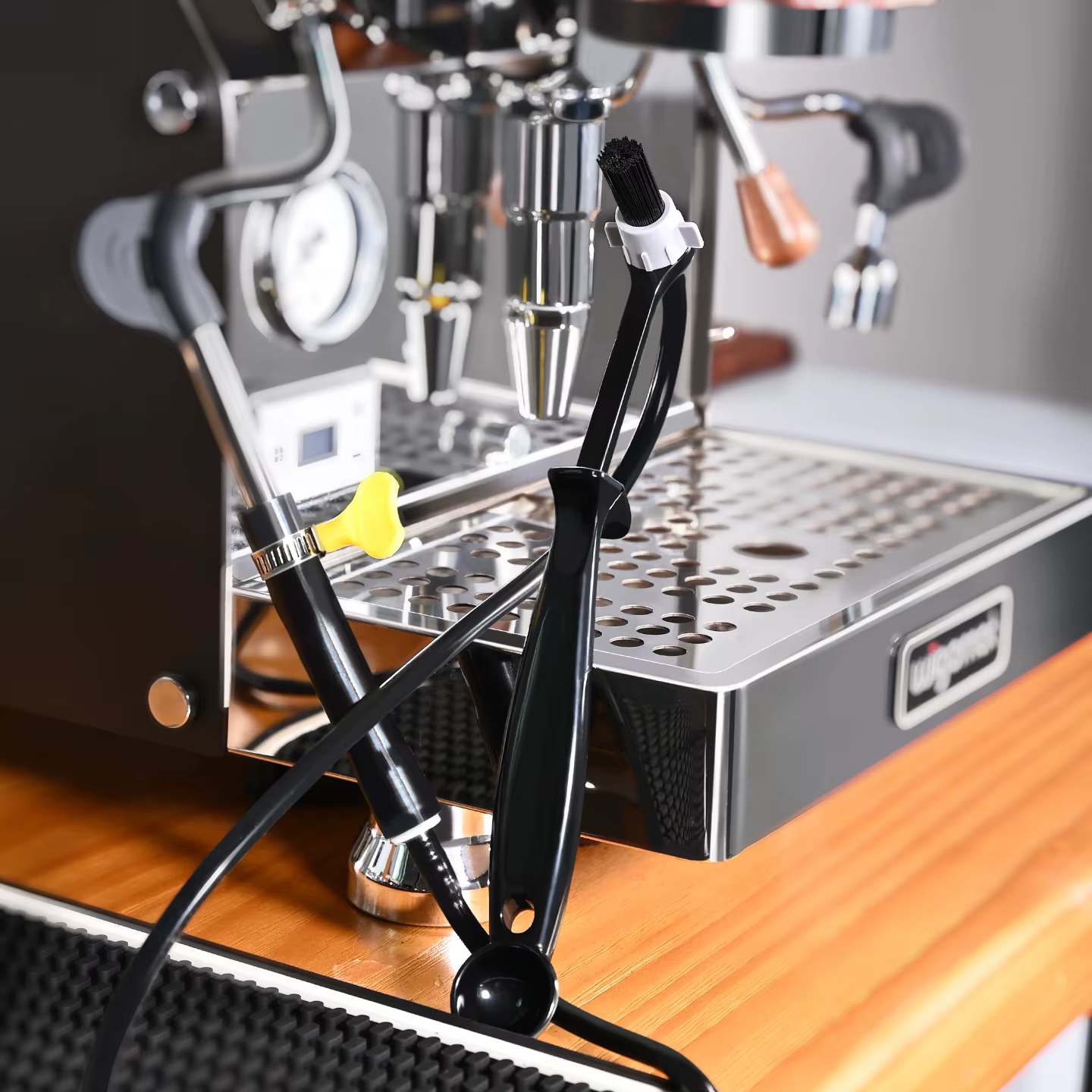 Brosse de nettoyage à la vapeur pour café