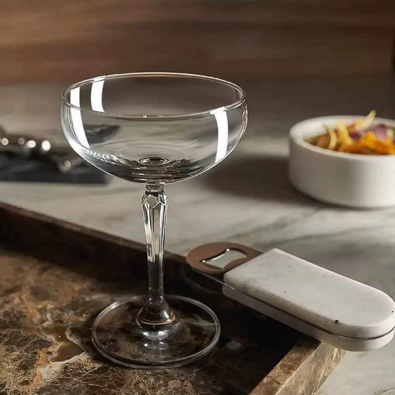 Verre à Champagne et Cocktail Coupé, 4 Pièces