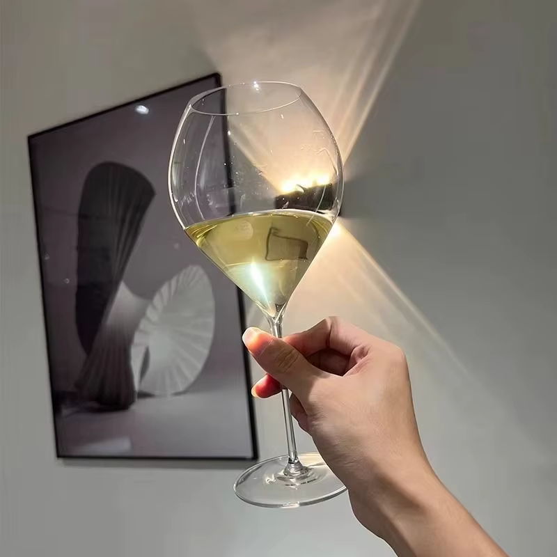 Grands verres à vin rouge transparents Ultra-fins de 500ml