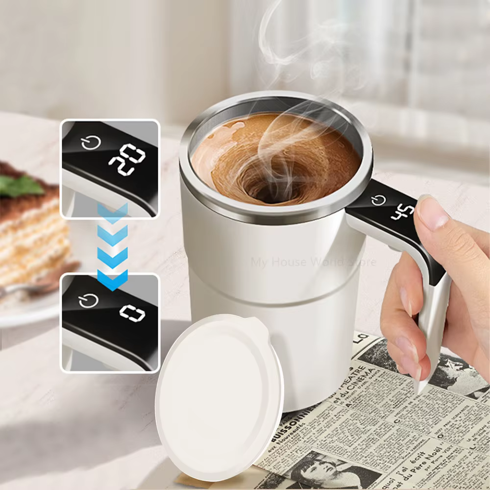 Tasse à agitation automatique