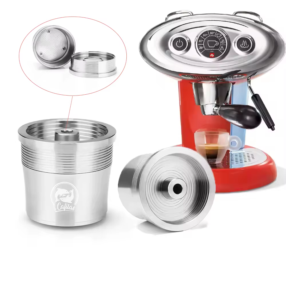 Capsules de café réutilisables et rechargeables pour machine à expresso Illy X7.1 X8 X9 IllY3 IllY1.1 IllY5