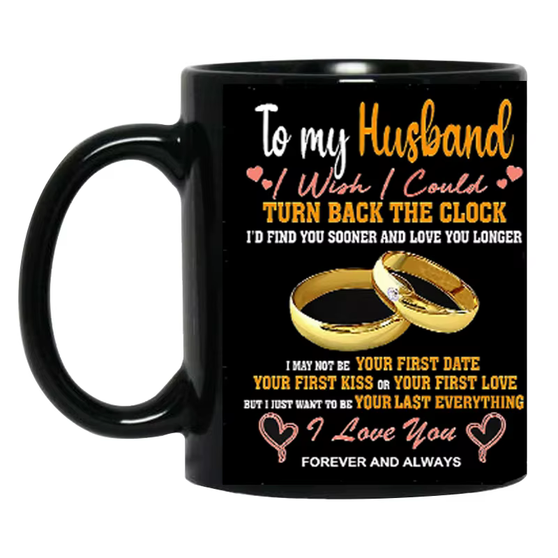 À mon mari n'oubliez jamais que je t'aime tasse à café tasses à thé de bureau pour anniversaire