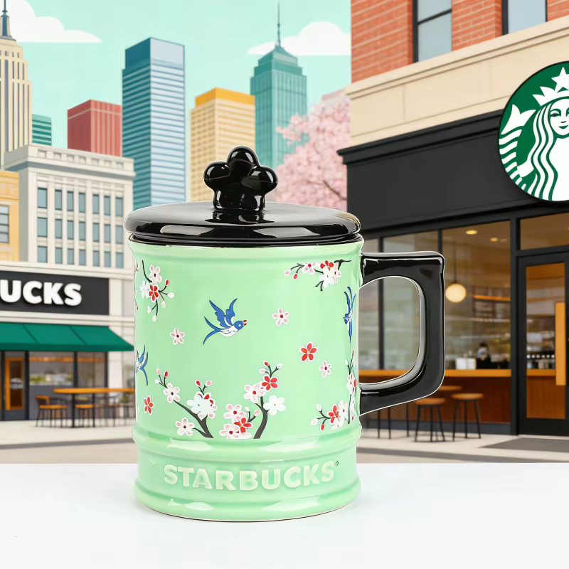 Tasse Starbucks Lucky Magpie Plum Blossom