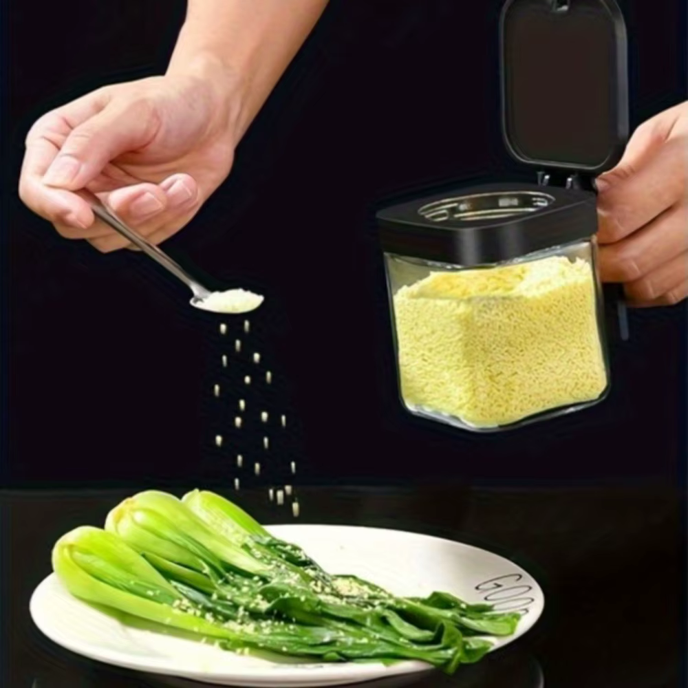 Pots à épices en verre avec cuillère