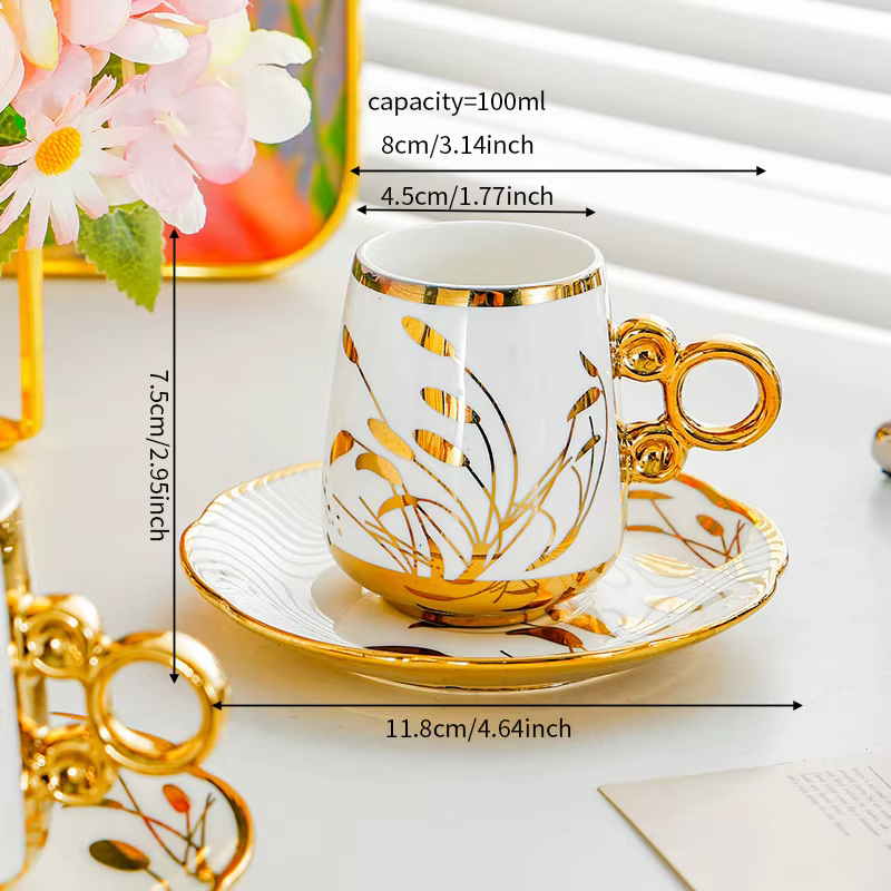 Ensemble de tasses à café en céramique