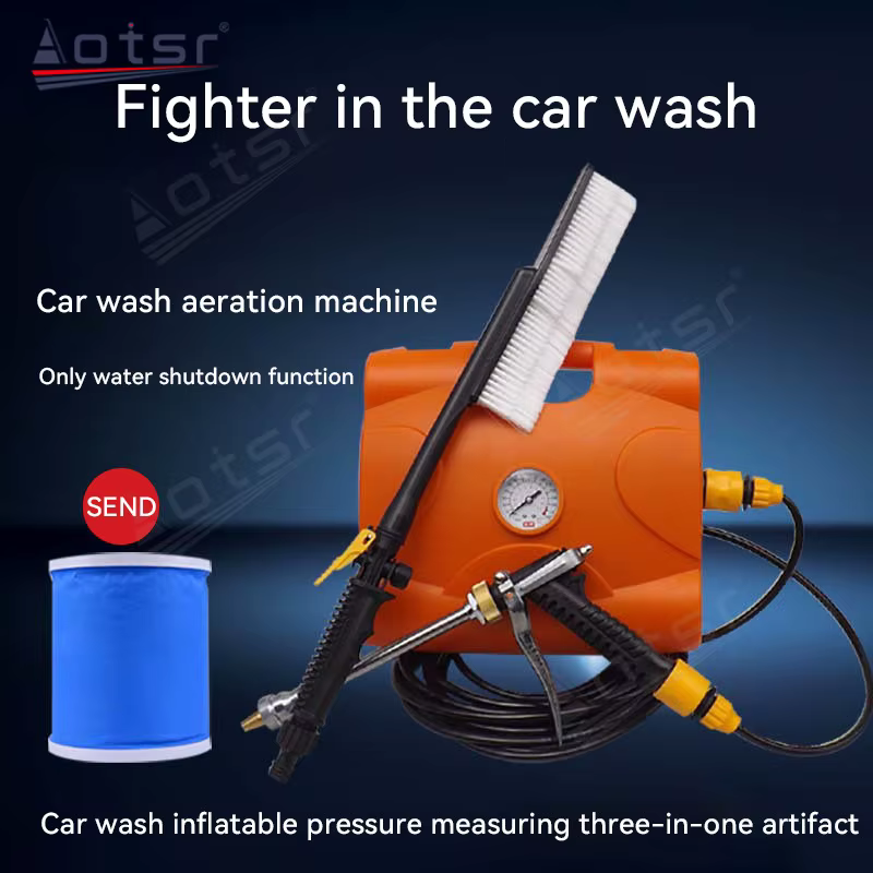 Machine de lavage de voiture 220V haute tension, dispositif de lavage de voiture portable, auto-service domestique, pompe de lavage de voiture électrique, machine intégrée