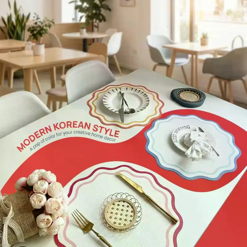 Set de table vintage en coton fait main