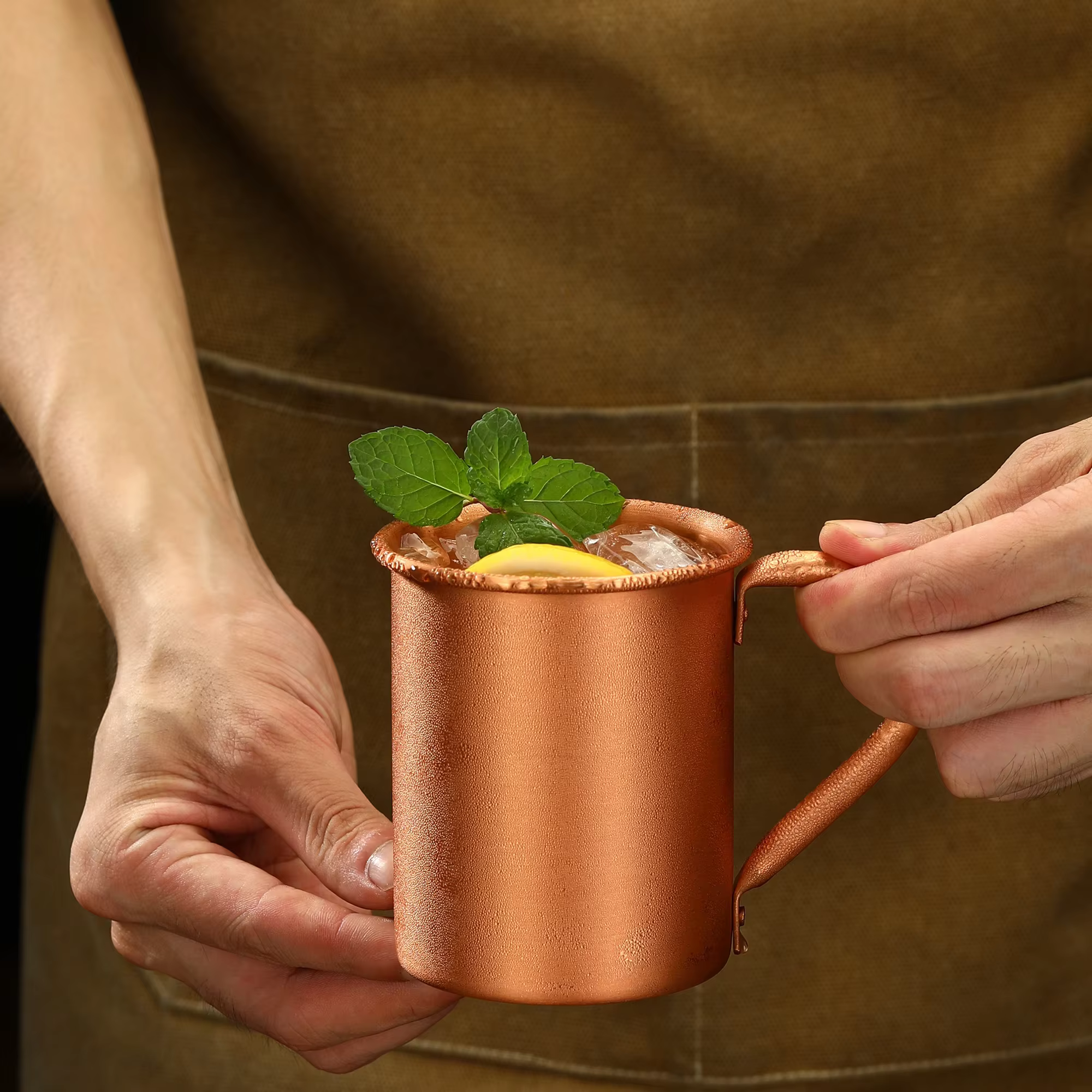 Mug Moscow Mule en cuivre pur 400 ml (13