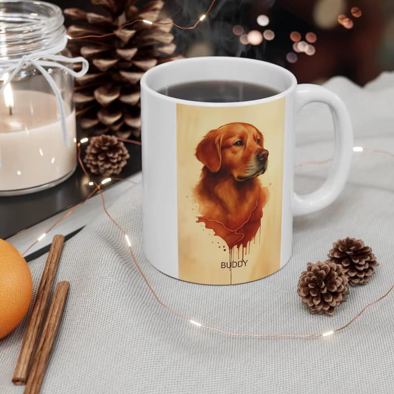 Tasse personnalisée avec Photo de chien
