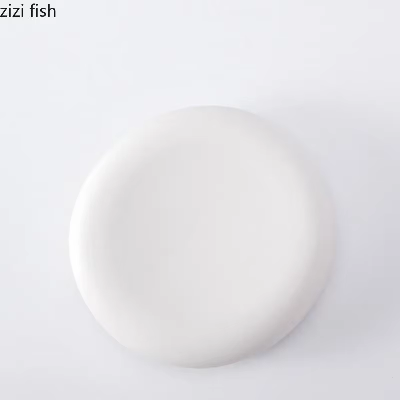 QuePlate-Assiette de cuisson circulaire créative en céramique