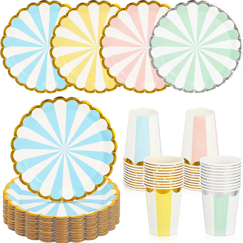 Vaisselle jetable pour fête