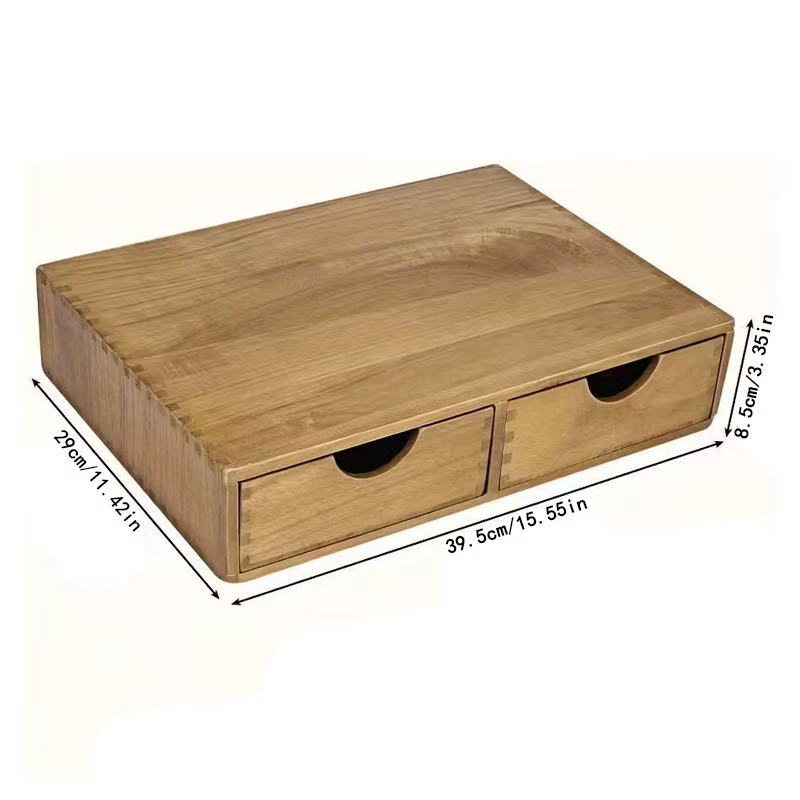 Tiroir de rangement en bois pour dosettes de café
