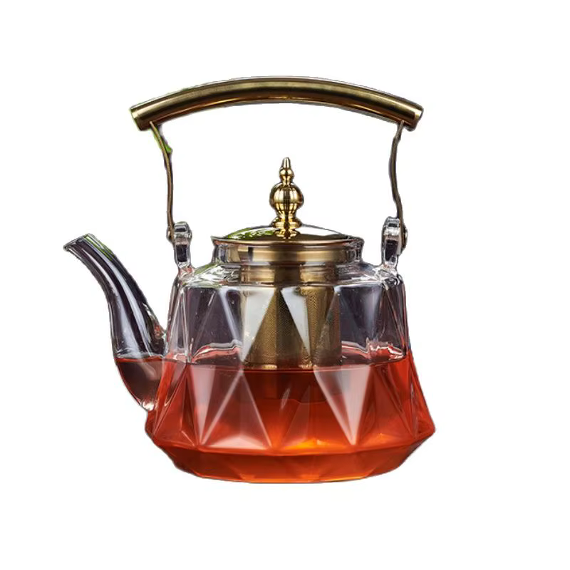 Théière en verre 1L avec infuseur amovible