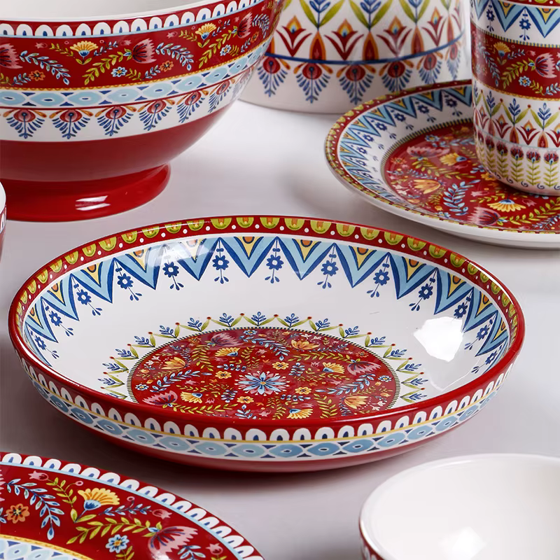 Assiette à dîner créative de style moyen-orient