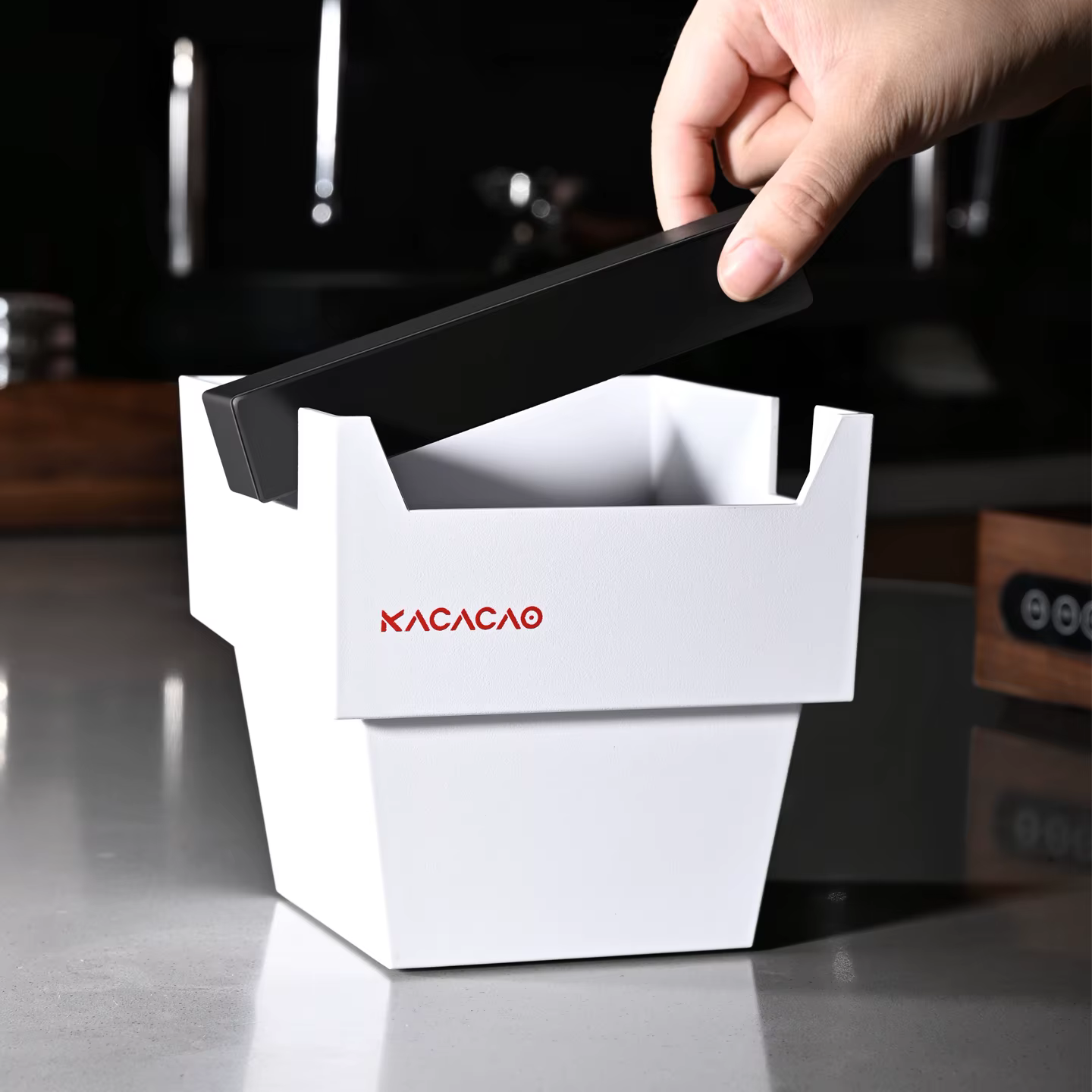 KACACAO expresso boîte à frapper café marc conteneur anti-dérapant poubelle mouture pour Delonghi Breville accessoires Barista outils