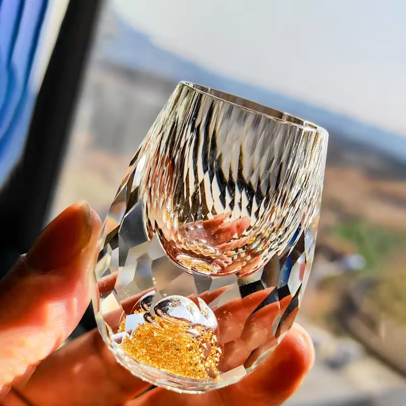 Verre de cristal de luxe Vodka saké Shochu barre