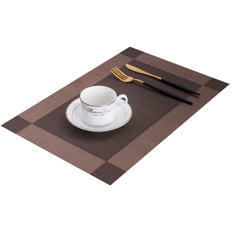 Napperons lavables en PVC pour tapis de Table à manger