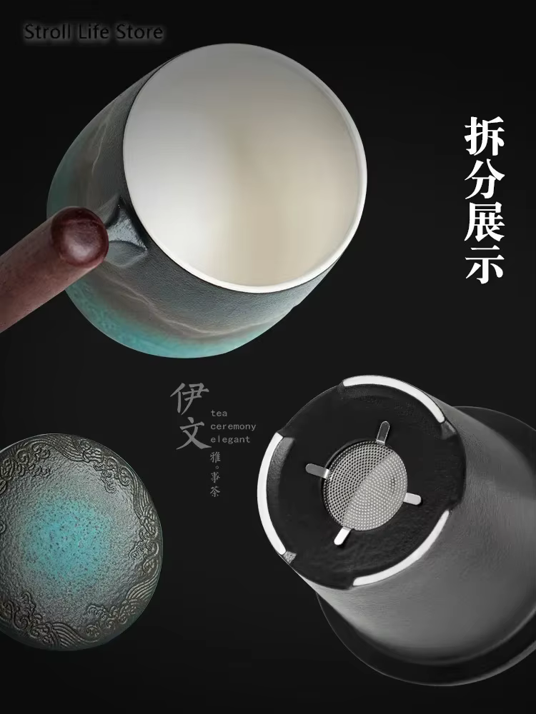 Tasse à café en céramique rétro