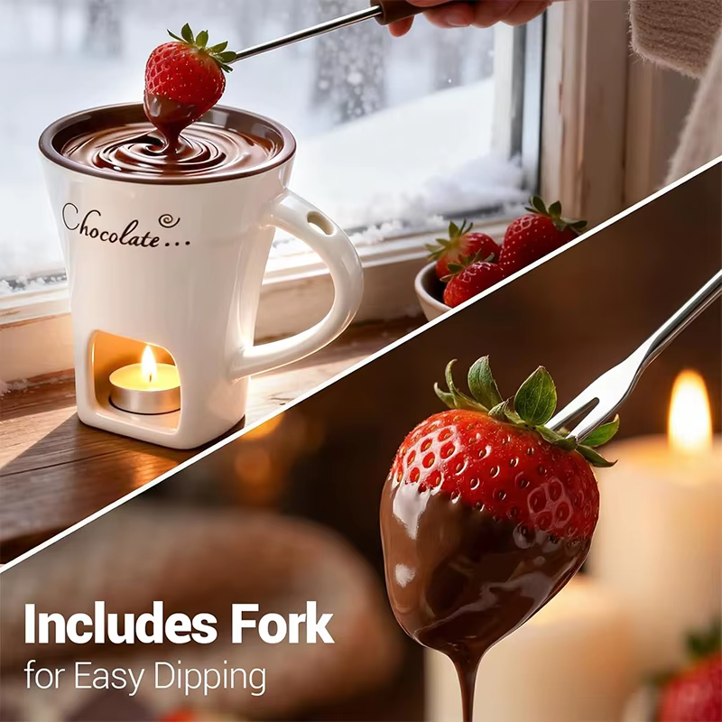 Tasse à fondue au chocolat de 130 ml